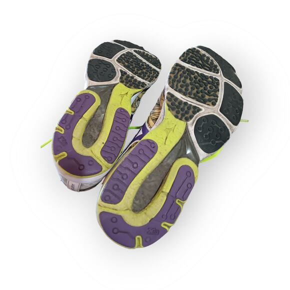 Mizuno Wave Sayonara purple and green running shoes size 9.5 - Picture 5 of 6